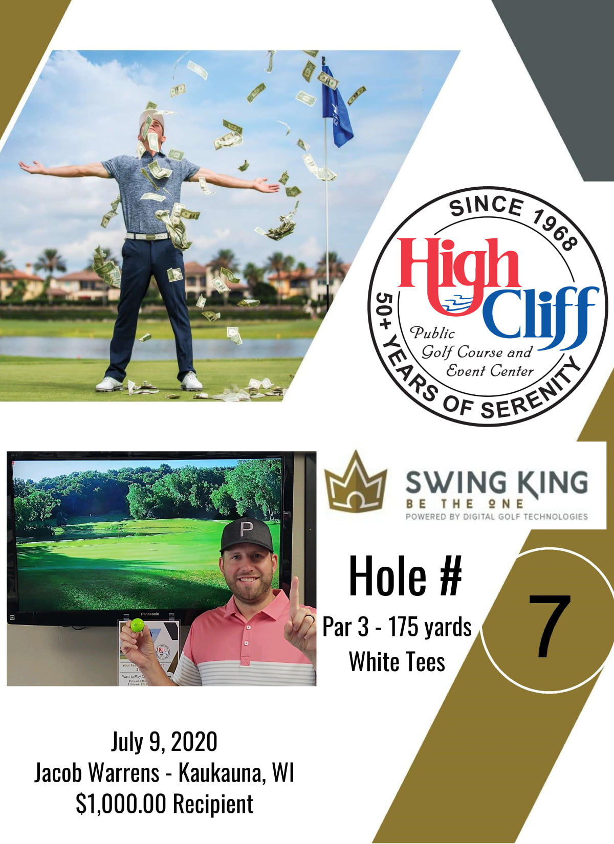 July 9: Jacob Warrens, High Cliff GC-Sherwood